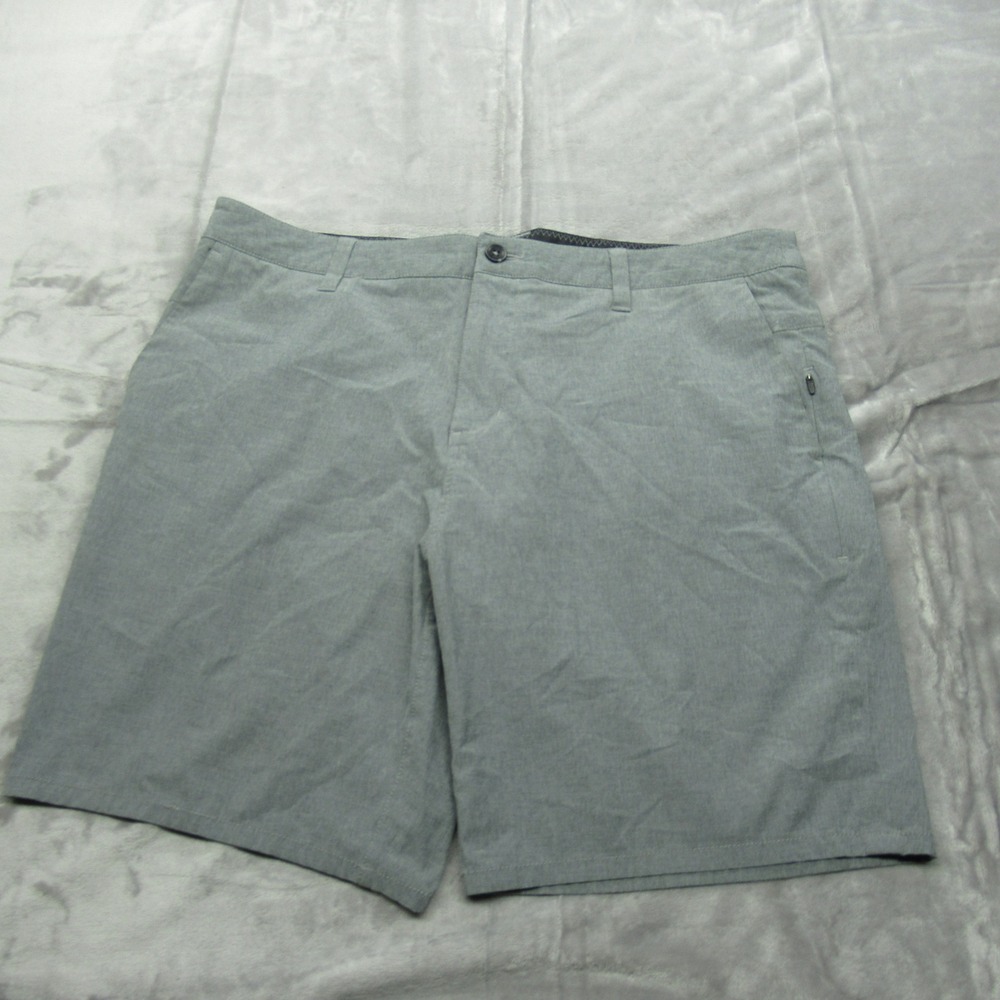 Vuori Aim‎ Shorts Mens 36 Gray Unlined Performance Stretch Casual Athletic 8"